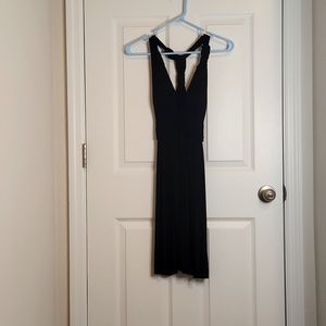 Black cotton dress